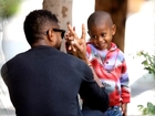 Usher’s son hospitalized after near-drowning