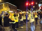Celebrating the Seahawks Superbowl Victory in The West Seattle Junction