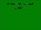 Daytime AM DX: Radio Reloj 570AM (2/13/13)