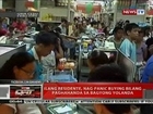 QRT: Ilang residente, nag-panic buying bilang paghahanda sa Bagyong Yolanda
