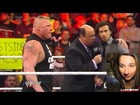 WWE Raw 1/27/14 Brock Lesnar, Dave Batista, and Randy Orton in the RING