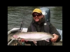 Steelhead fishing on the Stamp River on Vancouver Island