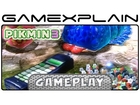 Pikmin 3 - Taking Down the Armored Mawdad Boss and Finding a Cell Phone - Gameplay Footage