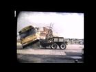 School Bus vs Semi-Trailer Truck | Crash Test by NHTSA | CrashNet1