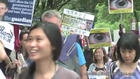 Hong Kong manifeste en soutien à Edward Snowden