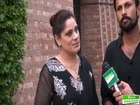 Baber & Neha Snake Dancers talking with Jeevey Pakistan News At Al Hamra Lahore.